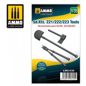 Ammo of Mig 8139 Sd.Kfz. 221/222/223 Tools 1/35