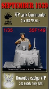 Toro 35F149 Wrzesień 1939 - Dowódca czołgu 7TP do modelu firmy IBG 1/35