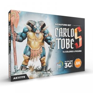 AK Interactive AK11779 CARLOS TOBES – 3GEN SIGNATURE SET – 14 COLORS & 1 FIGURE