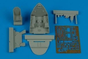 Aires 4482 F4U-7 Corsair cockpit set 1/48 Hasegawa