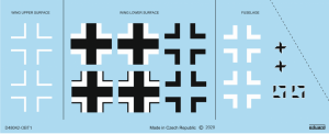 Eduard D48042 Bf 109G-10 Erla national insignia EDUARD 1/48 