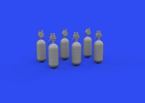 Eduard 648809 WWII USAAF oxygen cylinder A-6 PRINT 1/48