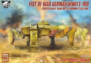 Modelcollect UA72151 Fist of War German WWII E-100 Super Heavy Tank with 38 1/72