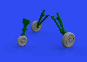Eduard 648832 F-16C wheels early KINETIC MODEL 1/48