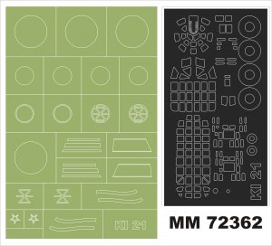 Montex MM72362 Ki-21 SALLY for ICM 72203 1/72