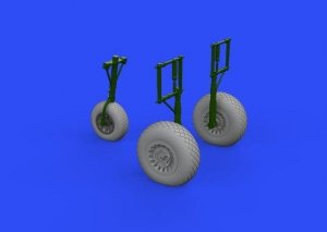 Eduard 632159 A-26 Invader wheels 1/32 HOBBY BOSS