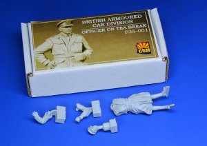 Copper State Models F35-001 British Armoured Car Division Officer on Tea Break 1/35