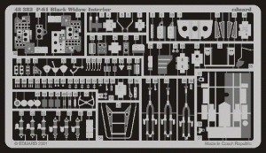 Eduard 48382 P-61 interior 1/48  (MONOGRAM, REVELL)