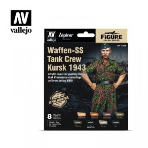 Vallejo 70249 Waffen-SS Tank Crew, Kursk 1943 8x17ml