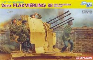 Dragon 6547 2cm Flakvierling 38 w.Crew (1:35)