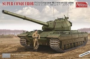 Amusing Hobby 35A013 Super Conqueror FV 214 Conqueror Mk I with spaced armour 1/35