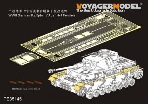 Voyager Model PE35145 Pz.kPfw.IV Ausf F1-H Fenders (For DRAGON) 1/35