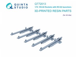 Quinta Studio QT72013 RS-82 Rockets with RO-82 launchers, 10 pcs (all kits) 1/72