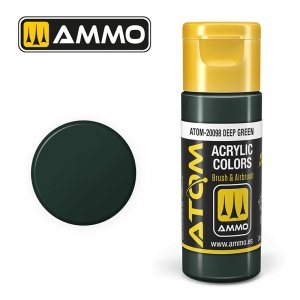 AMMO of Mig Jimenez 20098 ATOM COLOR Deep Green 20ml