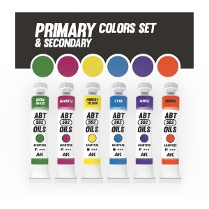 502 Abteilung ABT309 PRIMARY & SECONDARY COLORS SET 6x20ml