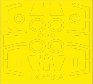 Eduard EX748 F-104DJ TFace for Kinetic Model 1/48