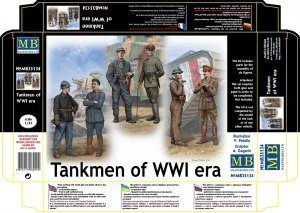 Master Box 35134 Tankmen of WWI era