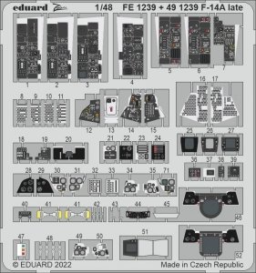 Eduard FE1239 F-14A late TAMIYA 1/48