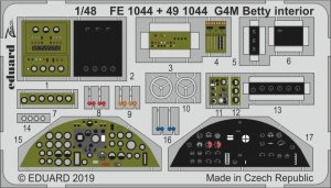 Eduard FE1044 G4M Betty interior 1/48 TAMIYA