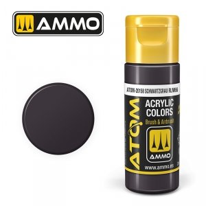 AMMO of Mig Jimenez 20158 ATOM COLOR Schwartzgrau RLM66 20ml