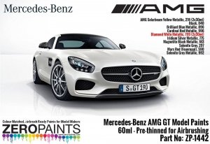 Zero Paints ZP-1442-DIAMOND Mercedes-AMG GT Diamond White Metallic 2x30ml