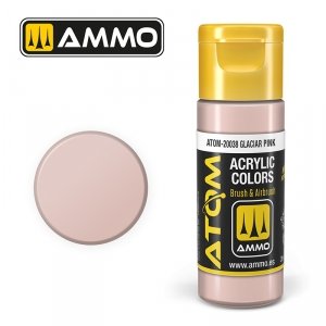 AMMO of Mig Jimenez 20038 ATOM COLOR Glacier Pink 20ml