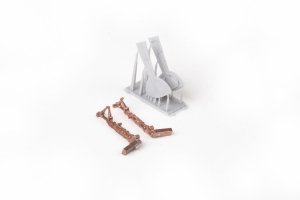 Eduard 672338 Bf 109G undercarriage legs BRONZE Eduard 1/72