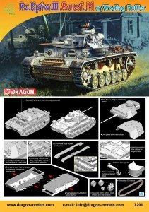 Dragon 7290 Pz.Kpfw.III Ausf.M w/Wading Muffler (1:72)