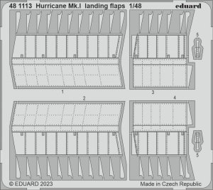 Eduard 481113 Hurricane Mk. I landing flaps HOBBY BOSS 1/48