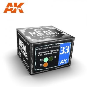 AK Interactive RCS033 LUFTWAFFE TROPICAL COLORS 1942-1944 3x10ml