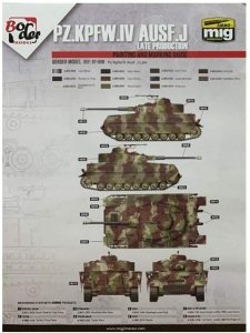Border Model BD0036 Pz.Kpfw.IV Ausf.J Late Production Masks for Border Model BT-008 1/35