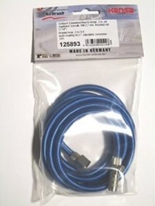 Harder & Steenbeck 125893 Wężyk w oplocie 2 m z regulacja 1/4 cala