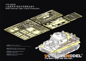 Voyager Model VPE48039 WWII German Tiger I Early Production For USTAR NO-006 1/48