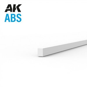 AK Interactive AK6713 STRIPS 0.75 X 0.50 X 350MM – ABS STRIP – 10 UNITS PER BAG