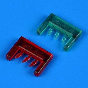 Quickboost QB72697 Bf 109F/G/K colored position lights Eduard 1/72