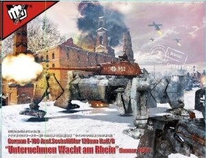 Modelcollect UA72181 German E-100 Ausf.SechsfuBler 128mm KwK/B Operation Bulge January 1947 1/72