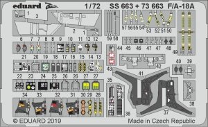 Eduard SS663 F/ A-18A 1/72 ACADEMY