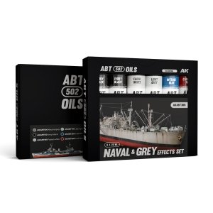 AK Interactive ABT306 Naval and Grey Effects Set (6 colors) 6x20ml