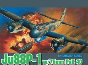 Dragon 5543 Ju-88P-1 w.75mm Pak40 (1:48)