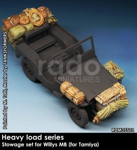 RADO Miniatures RDM35S01 Stowage for Willys MB 1/35