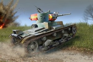 Hobby Boss 83810 Soviet T-26 Light Infantry Tank Mod.1936-1937 (1:35)