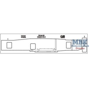 Wood Hunter W70186 USS Hornet CV-8 (Trumpeter 05727) 1/700