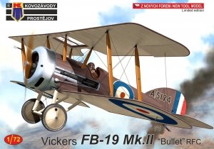 Kovozavody Prostejov KPM0250 Vickers FB-19 Mk.II „Bullet“ RFC“ 1/72