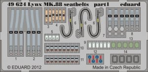 Eduard 49624 Lynx Mk.88 seatbelts 1/48 (Airfix)