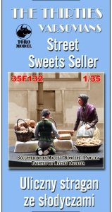 Toro 35F132 Lata Trzydzieste - Figurka - Uliczny Stragan ze Słodyczami 1/35