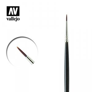 Vallejo RK25200 Finest Kolinsky Tajmyr Sable (Marta Kolinsky Tajmyr) NO. 2/0