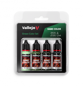Vallejo 72384 Game Color Green Color Set 4x18ml
