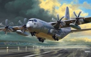 Zvezda 7325 American Military Transport Plane C-130J 1/72