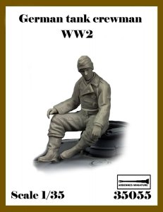 Ardennes Miniature 35055 German Tank Crewman WW2 - Version 2 1/35
