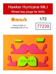 Omask 77239 Hawker Hurricane Mk.I wheel bay plugs (for Airfix) 1/72